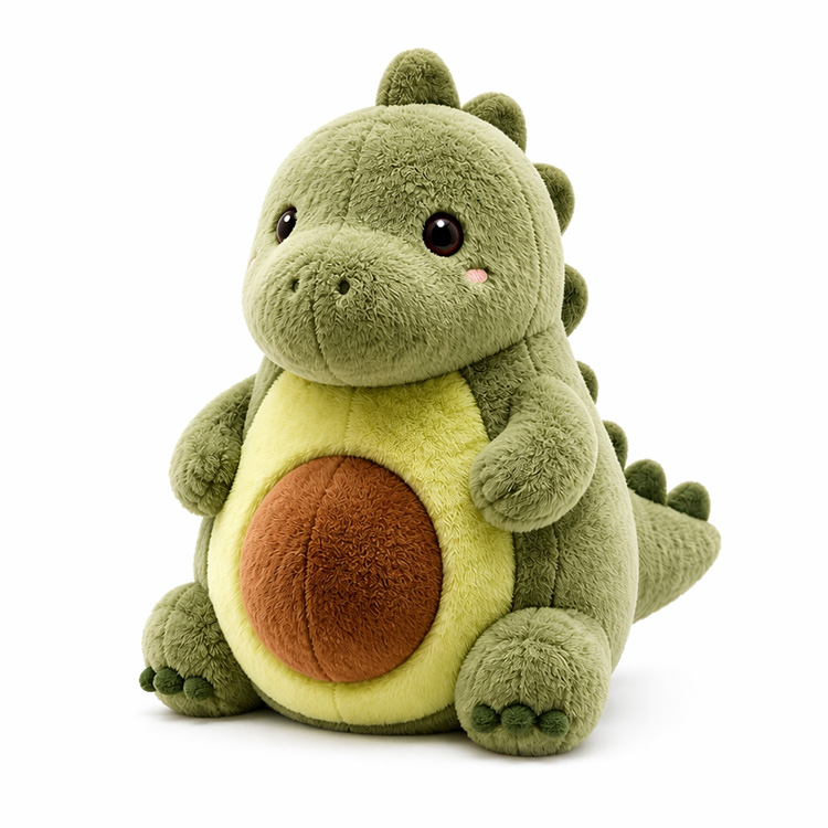 Peluche dinosaure avocat