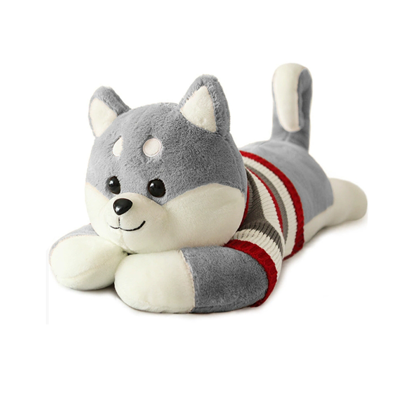 Oreiller en peluche de chien