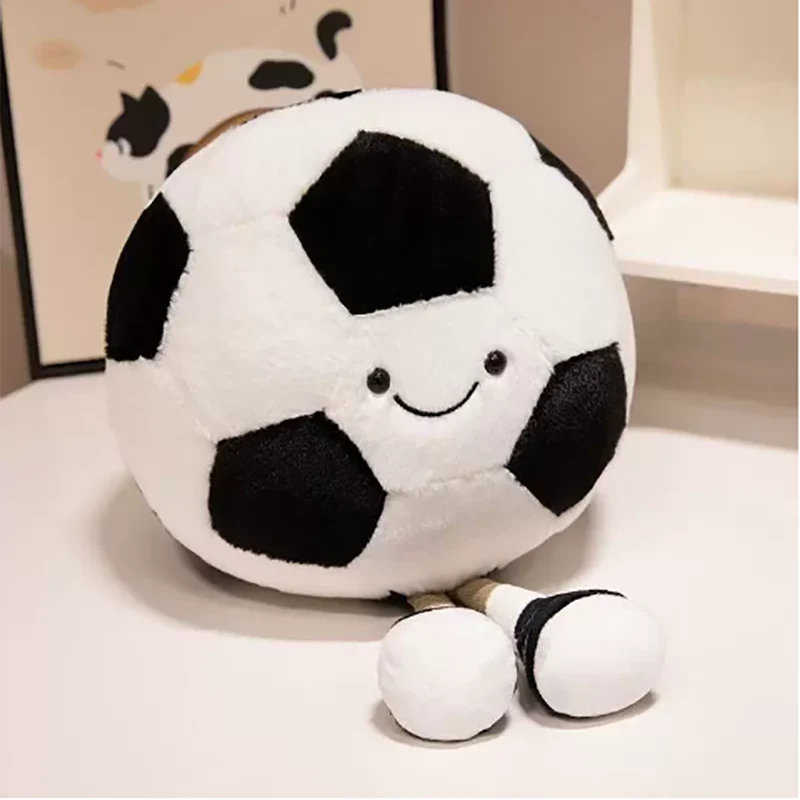Jouet en peluche de mascotte de football