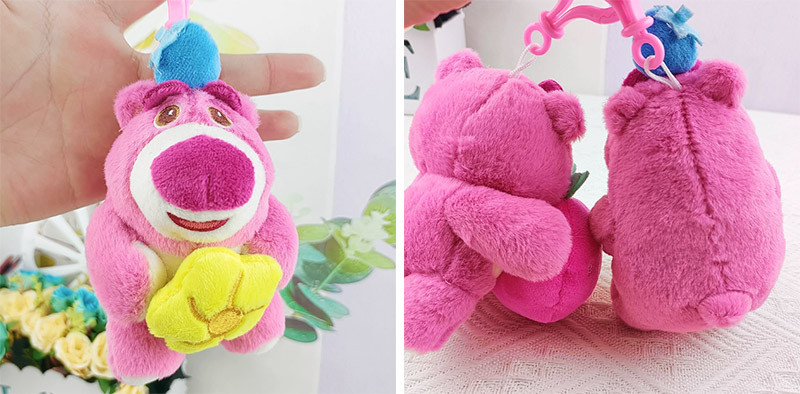 Plush Animal Keyring