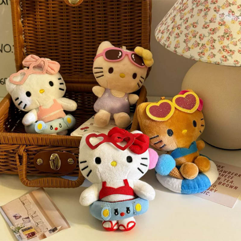 Clés d'animaux en peluche